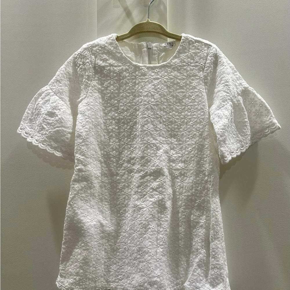 White Eyelet Dress